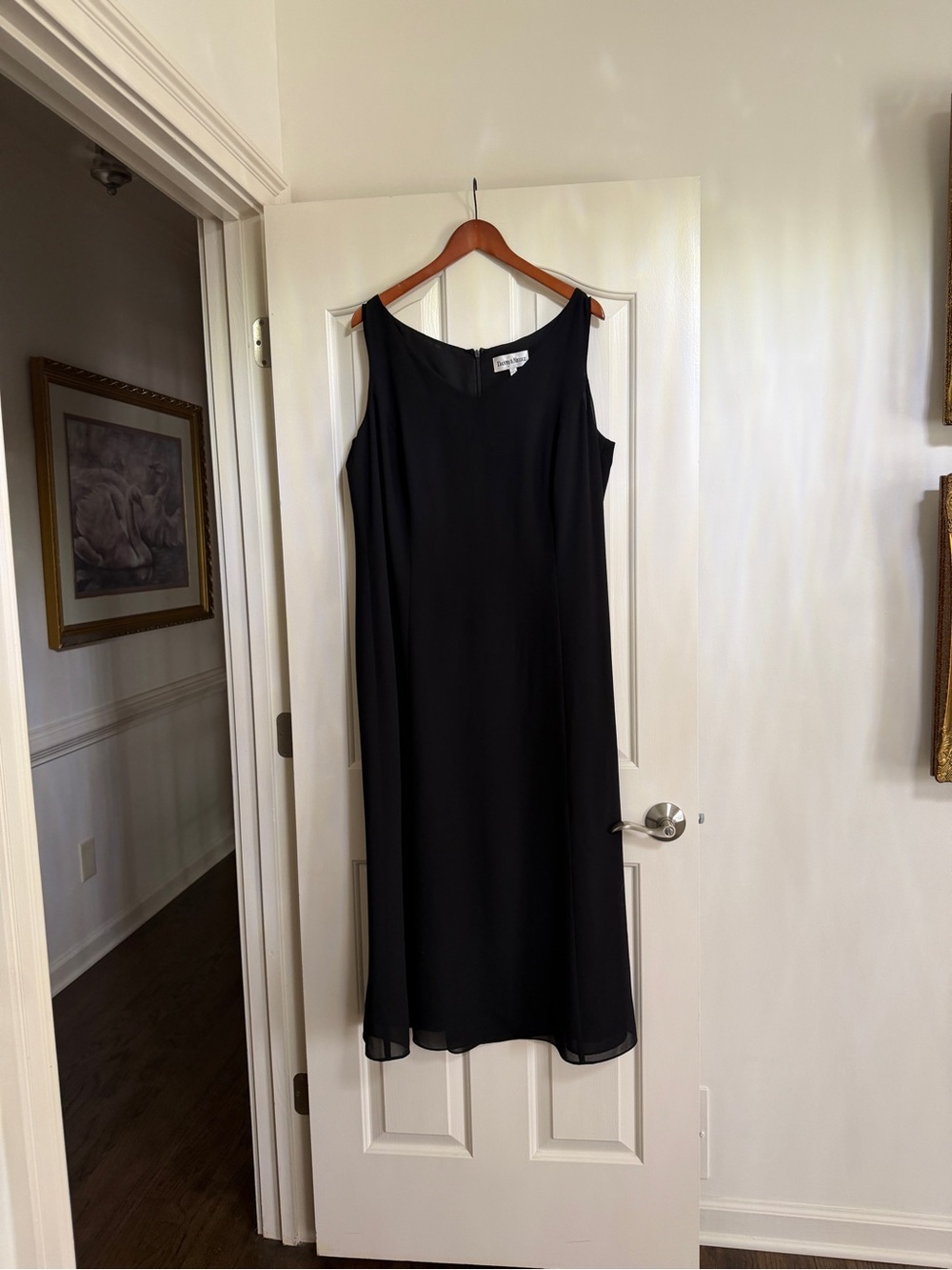 Danny & Nicole Black Sleeveless Midi Dress